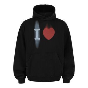 Balenciaga "I Love " Graphic Hoodie Multi Mens